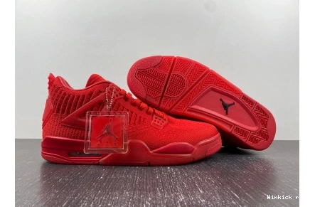 Jordan 4 Red Flyknit Retro 1009
